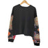 ザラ ZARA 異素材キルティング スウェット レディース import:M