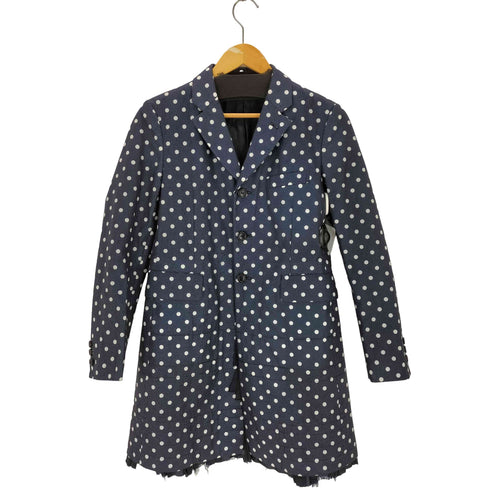 コムデギャルソン COMME des GARCONS 裏フリル ドットチェスターコート レディース JPN:S