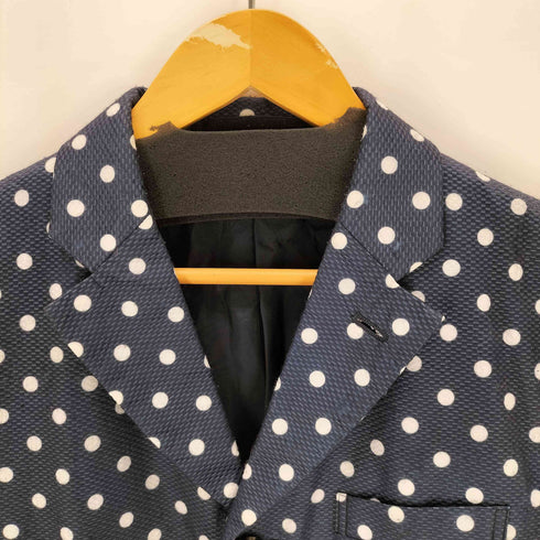 コムデギャルソン COMME des GARCONS 裏フリル ドットチェスターコート レディース JPN:S