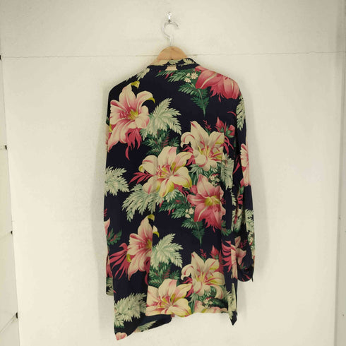 DANA BUCHMAN 花柄シルクシェフシャツ メンズ 14