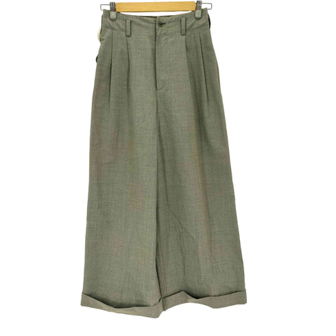 ワイズ Ys 90~00s ウールワイドスラックスパンツ レディース JPN:S