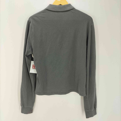 フレッドペリー FRED PERRY Light and Stretch イタリア製 ロゴ 刺繍 コットン ポリ クロップド ポロ シャツ メンズ import:M