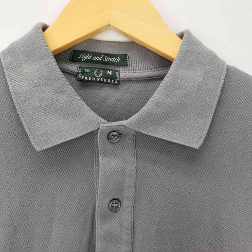 フレッドペリー FRED PERRY Light and Stretch イタリア製 ロゴ 刺繍 コットン ポリ クロップド ポロ シャツ メンズ import:M
