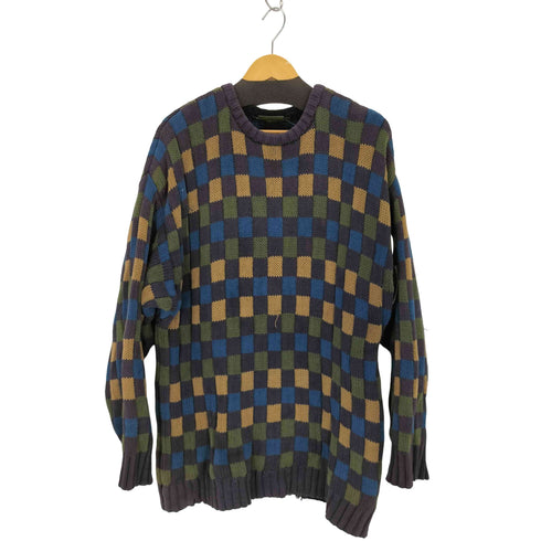 ティンバーランド Timberland 90s OLD チェックコットンニット メンズ JPN:L