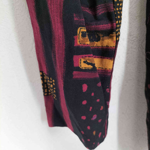 CASUAL CORNER USA製 総柄1Bテーラードジャケット メンズ L