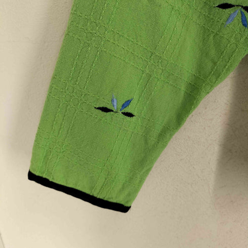 SARA STUDIO 刺繍デザインシャツジャケット メンズ 3X