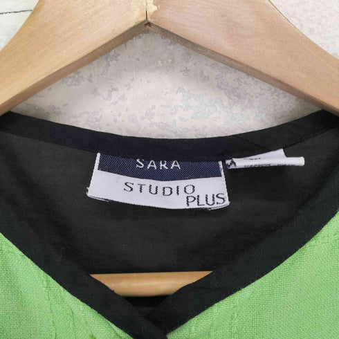 SARA STUDIO 刺繍デザインシャツジャケット メンズ 3X