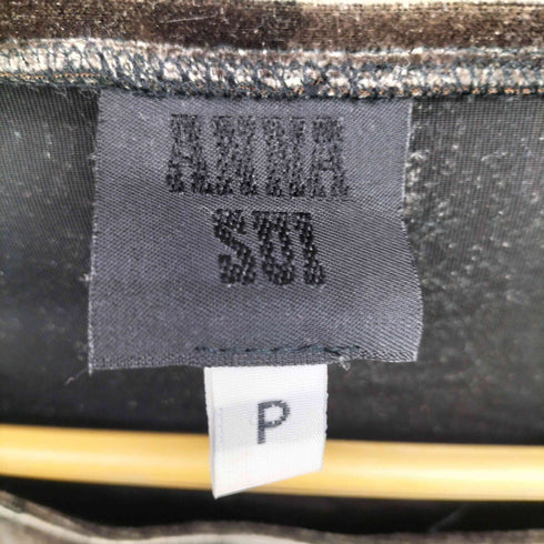 アナスイ ANNA SUI USA製 花柄 ベロア タンクトップ レディース P