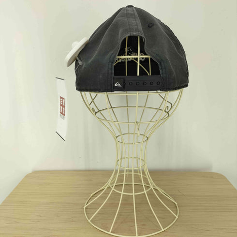 クイックシルバー Quiksilver netplus ロゴ 刺繍 スナップバック 6パネル キャップ メンズ OSFM