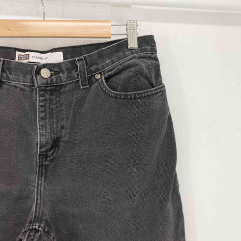 フェイデッドグローリー FADED GLORY CLASSIC FIT テーパード ブラックデニムパンツ レディース