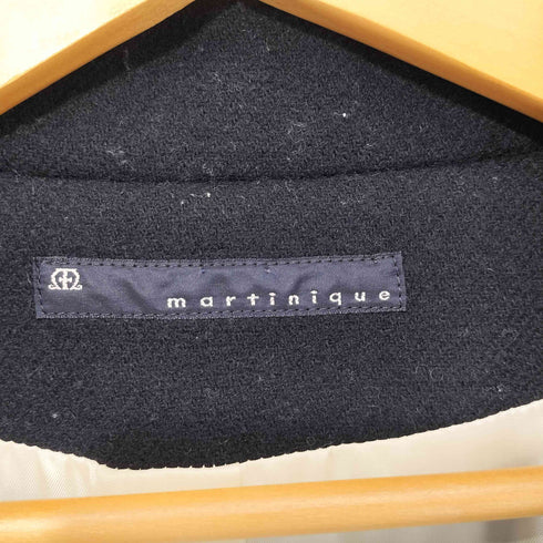 マルティニーク martinique カシミヤ混メルトンチェスターコート レディース