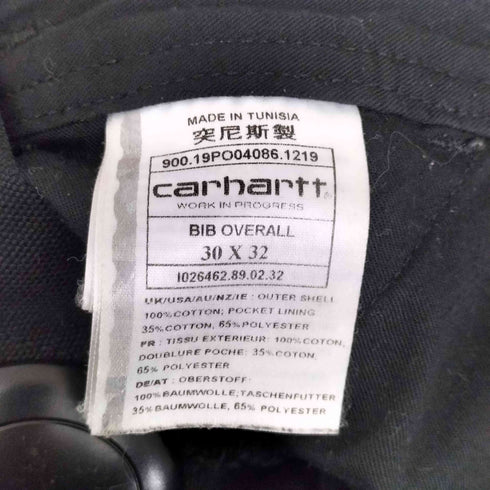 カーハートワークインプログレス Carhartt WIP BIB OVERALL メンズ 30X32