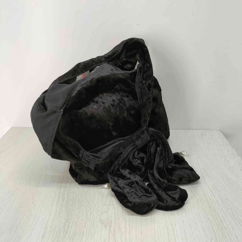 EMILY IN PARIS PEACH JOHN ベルベット リボンバッグ レディース