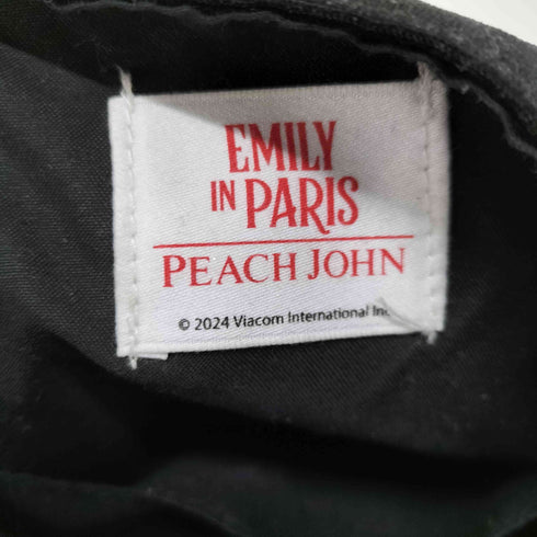 EMILY IN PARIS PEACH JOHN ベルベット リボンバッグ レディース