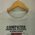 COMPUTER POBLEM SOLVING プリント Tシャツ メンズ