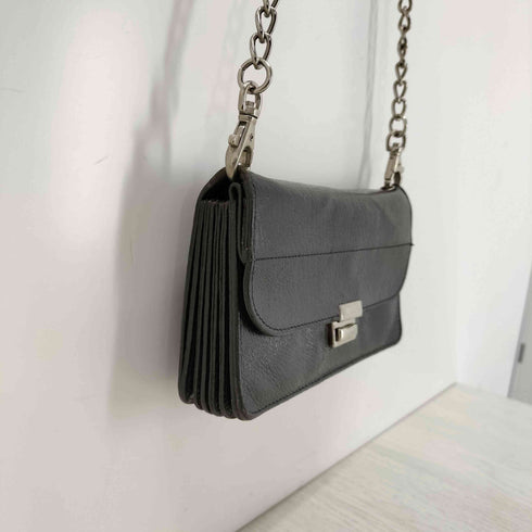 コムデギャルソン COMME des GARCONS ピッグスキン アコーディオンチェーンウォレット レディース