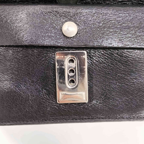 コムデギャルソン COMME des GARCONS ピッグスキン アコーディオンチェーンウォレット レディース