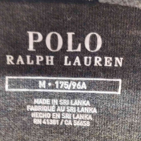 ポロラルフローレン POLO RALPH LAUREN ポニー刺繍ロゴ ハーフジップ スウェット メンズ import:M