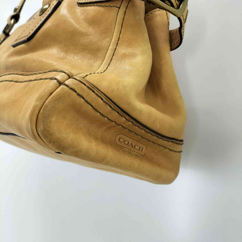 コーチ COACH サッチェル リングレザーハンドバッグ Y2K レディース