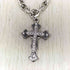ラインストーン 十字架チェーンネックレス Y2K レディース