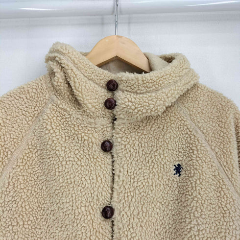 ジムフレックス GYMPHLEX BOA くるみボタン フーデッド ボアフリースジャケット レディース UK:16