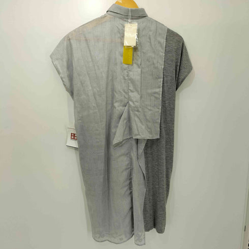 MINT DESIGNS コットン切替 ノースリーブ シャツワンピース レディース JPN:M