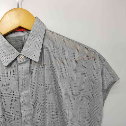 MINT DESIGNS コットン切替 ノースリーブ シャツワンピース レディース JPN:M