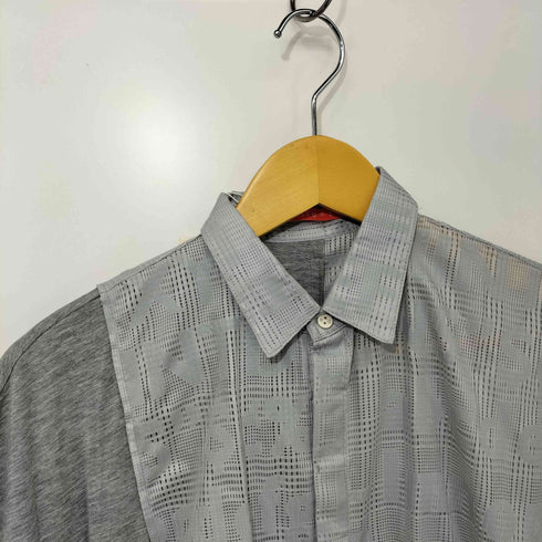 MINT DESIGNS コットン切替 ノースリーブ シャツワンピース レディース JPN:M