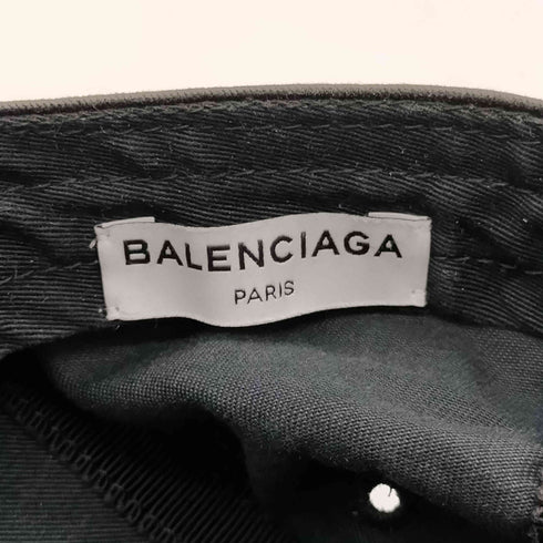バレンシアガ BALENCIAGA イタリア製 ロゴ 刺繍 ベースボール キャップ メンズ L 58