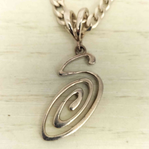 ステューシー Stussy 24ss Swirly S Chain Sterling Silver メンズ