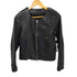 CROON A SONG ピッグレザーノーカラー シングル ライダースジャケット レディース JPN:38