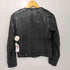 CROON A SONG ピッグレザーノーカラー シングル ライダースジャケット レディース JPN:38