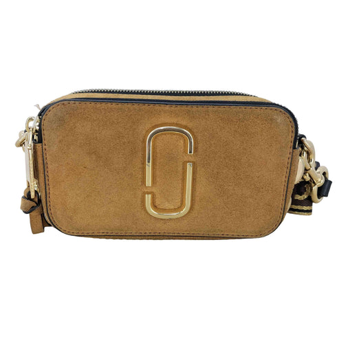 マークジェイコブス MARC JACOBS Snapshot スナップショット スウェード レザー ショルダー バッグ レディース