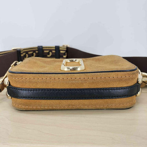 マークジェイコブス MARC JACOBS Snapshot スナップショット スウェード レザー ショルダー バッグ レディース