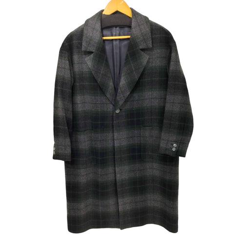 ノートエシロンス note et silence チェック ウール チェスターコート レディース FREE