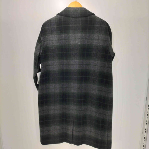 ノートエシロンス note et silence チェック ウール チェスターコート メンズ FREE