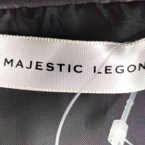 マジェスティックレゴン MAJESTIC LEGON フェイクレザーダブルライダースジャケット レディース JPN:S