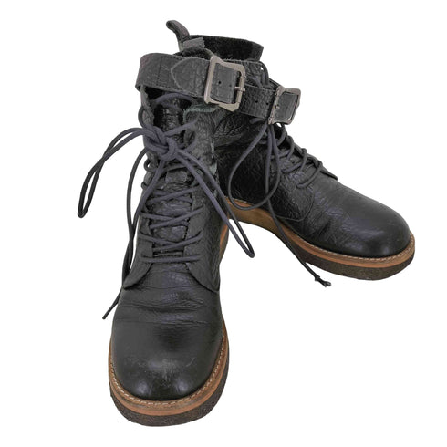 ネネット Ne-net レザーレースアップブーツ メンズ