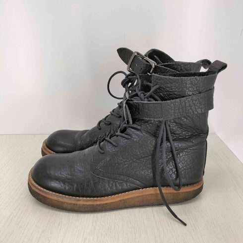 ネネット Ne-net レザーレースアップブーツ メンズ