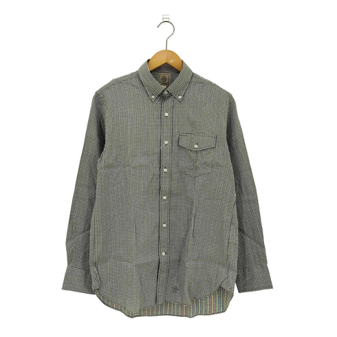 ジェイプレス J.PRESS ギンガムチェック コットン 裏地マルチカラーチェック ボタンダウンシャツ メンズ import:M