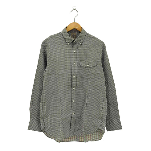 ジェイプレス J.PRESS ギンガムチェック コットン 裏地マルチカラーチェック ボタンダウンシャツ メンズ import:M