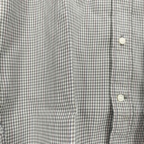 ジェイプレス J.PRESS ギンガムチェック コットン 裏地マルチカラーチェック ボタンダウンシャツ メンズ import:M