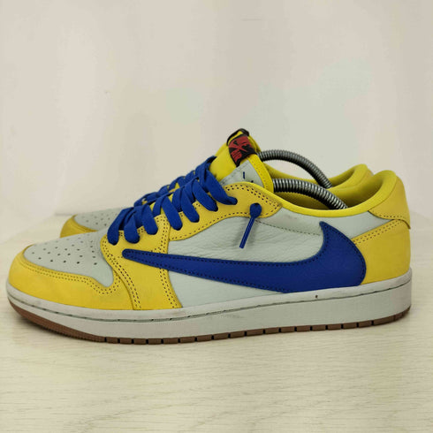 ナイキ NIKE Travis Scott Air Jordan 1 Retro Low OG Canary トラヴィススコット エアジョーダン1 レトロ ロー OG カナリー メンズ JPN:28
