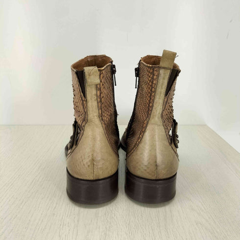 BARRACUDA レザーサイドジップブーツ メンズ 41