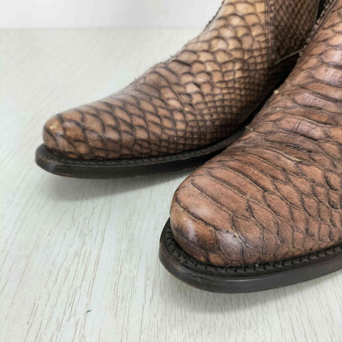 BARRACUDA レザーサイドジップブーツ メンズ 41