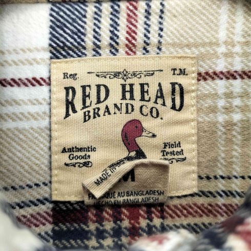 レッドヘッド RED HEAD 2ポケットネルシャツ メンズ M