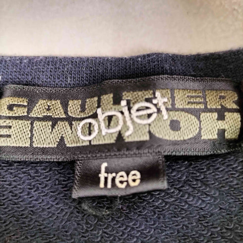 ゴルチエオムオブジェ GAULTIER HOMME objet クルーネックスウェット メンズ FREE