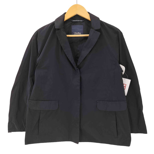 エスマックスマーラ S Max Mara DESIGN FOR EASY LIVING スナップボタン 2B テーラード ジャケット レディース EUR:44