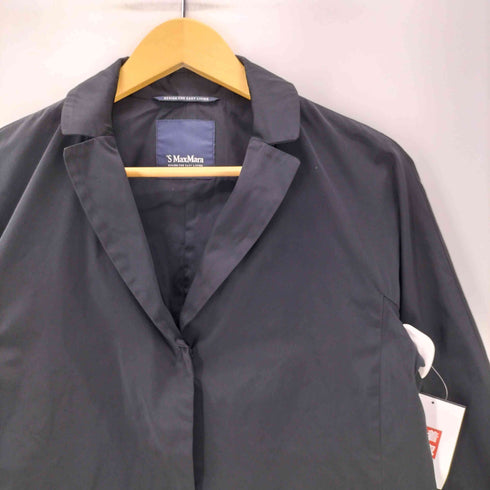 エスマックスマーラ S Max Mara DESIGN FOR EASY LIVING スナップボタン 2B テーラード ジャケット レディース EUR:44