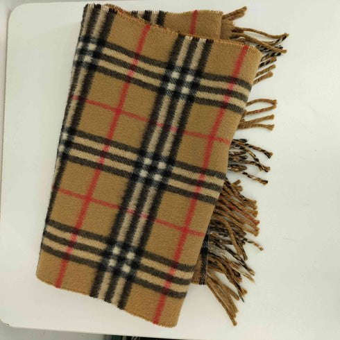 バーバリーズ BURBERRYS カシミヤ100ノバチェックマフラー メンズ